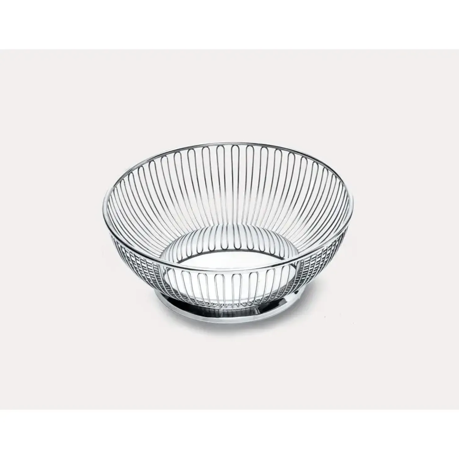 Alessi - Frugtskål i stål - Rund basket - Ø20,5 cm