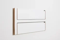 Ambivalenz - Fläpps Hylde - 80 x 40 cm - Hvid birk