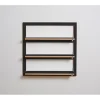Ambivalenz - Fläpps Hylde - 80 x 80 cm - Sort birk