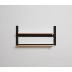 Ambivalenz - Fläpps Hylde - 80 x 40 cm - Sort birk
