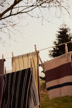 Andersen Furniture - Andersen Håndklæde - B50xL100 - Beige/Grøn