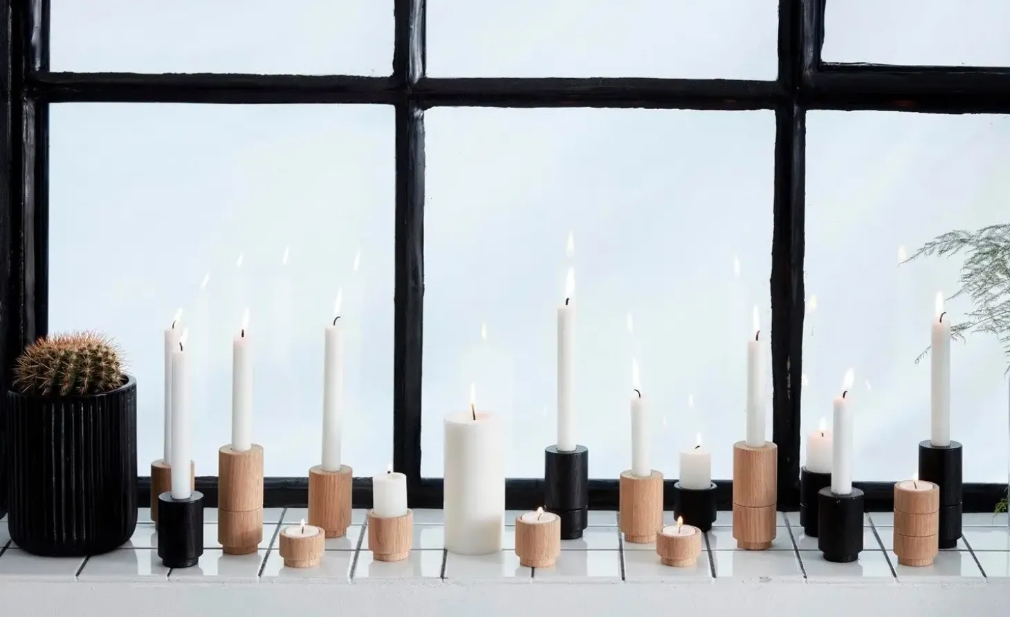Andersen Furniture - Create Me Tea Light Lysestage (3,5 cm) - Sort