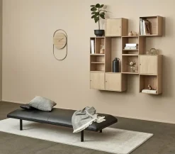 Andersen Furniture - S10 REOL MED LÅGE I HVIDPIGMENTERET EGEFINÉR