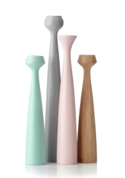Applicata - Lysestage - Blossom Rose - Hvid - 29 cm høj