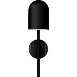 AYTM - LUCEO væglampe (Ø12 x D20,5 x H45 cm) - Sort/Klar