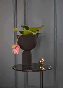 AYTM - Vase - Torus - Black/Black - H30 cm