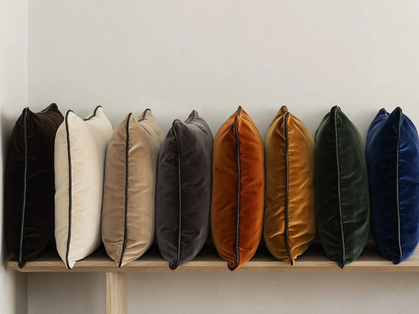 Blomus - Cushion Cover - 40 x 40 cm - Tan - VELVET