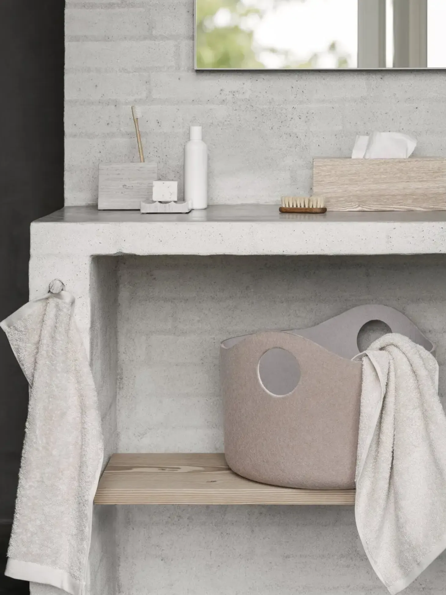 Blomus - Felt Basket S - Fungi/Micro Chip - TIGGY