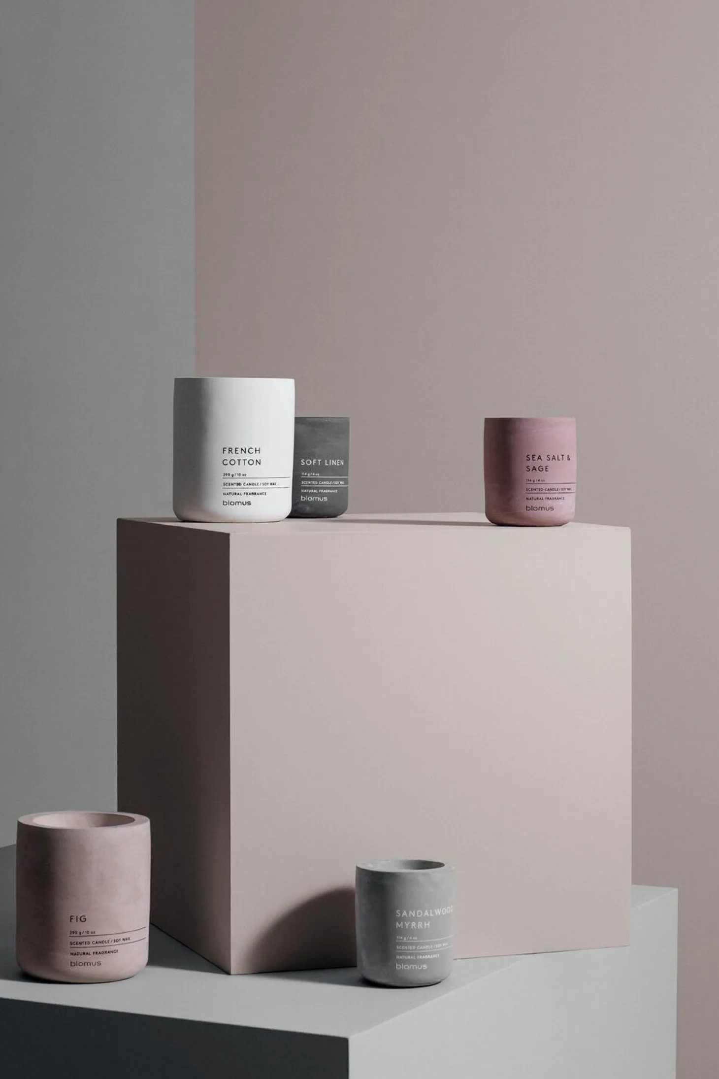 Blomus - Scented Candle - Rose & White Musk - FRAGA
