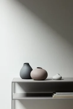Blomus - Set 3 Vases - 3 x Pewter - NONA