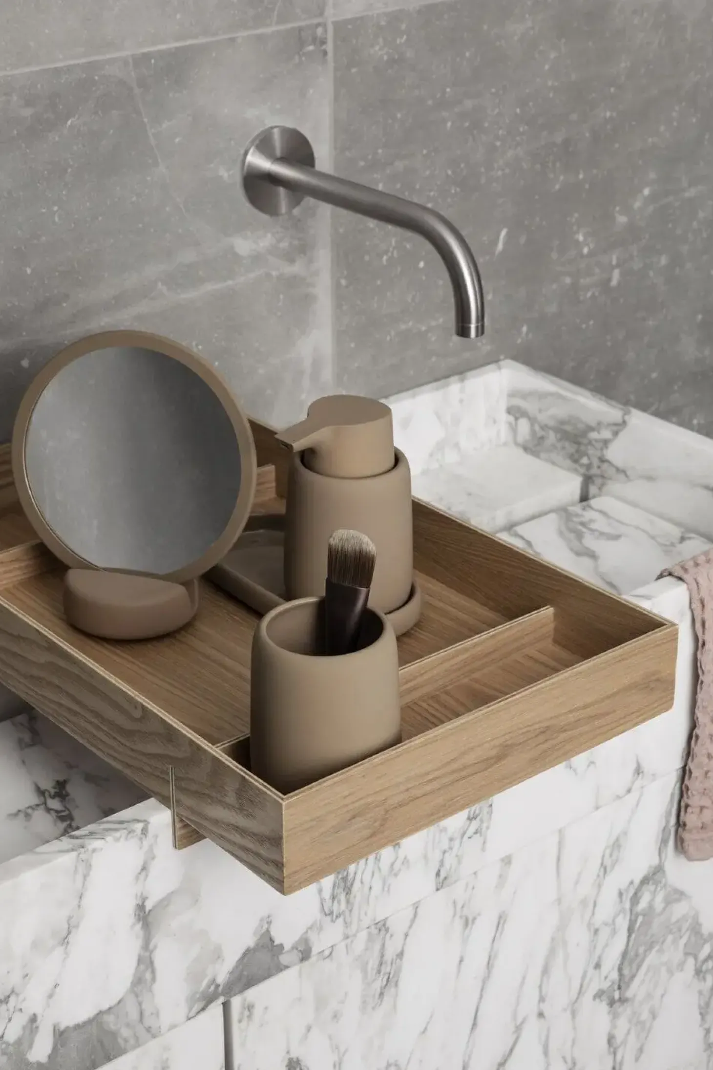 Blomus - Soap Dispenser - Tan - SONO