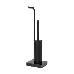 Blomus - Toilet Paper Holder and Brush - Black - MODO
