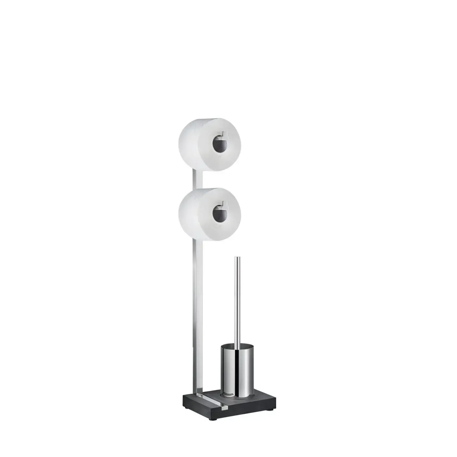 Blomus - Toilet Paper Holder and Brush - polished - MENOTO