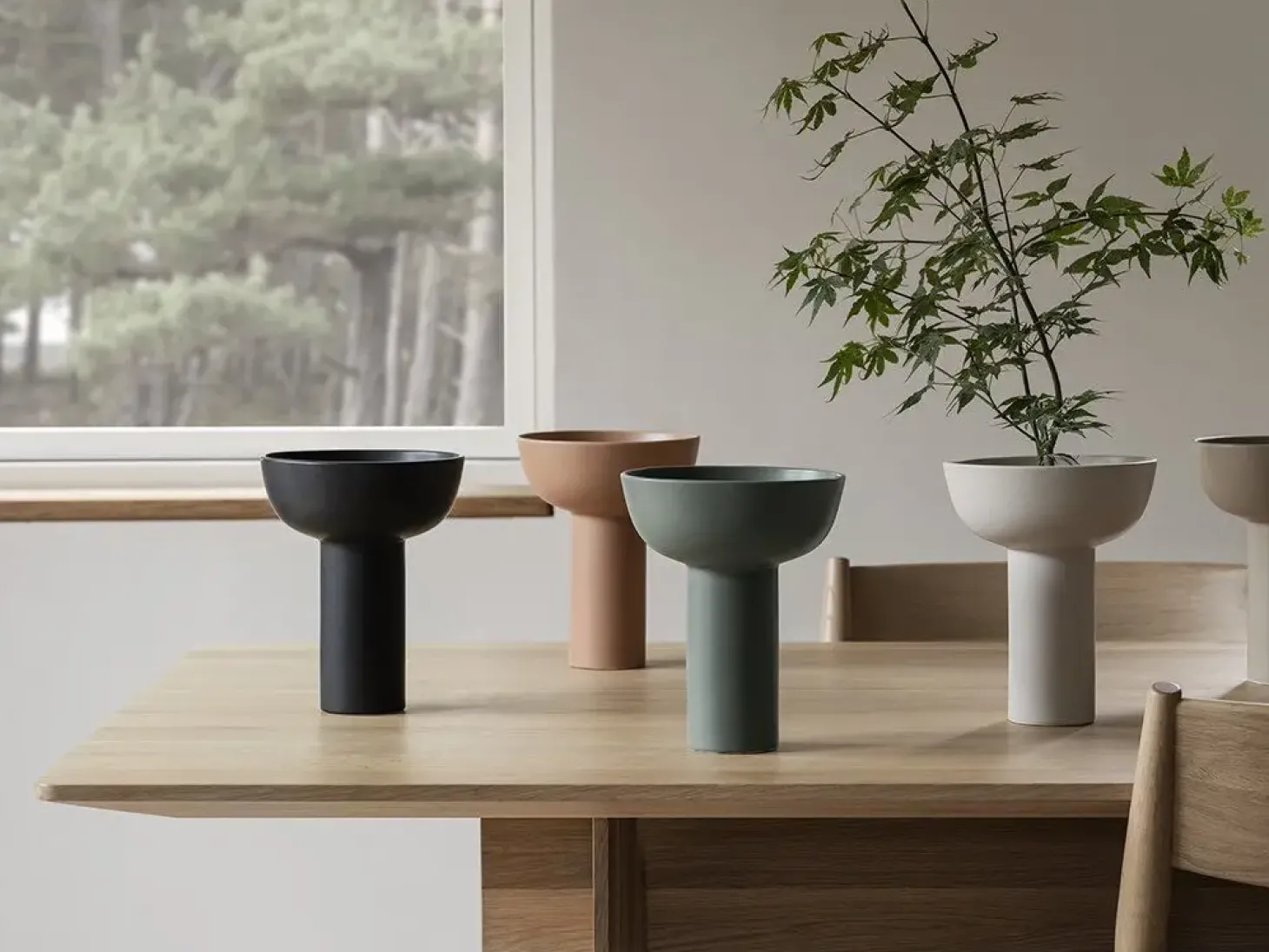 Blomus - Vase - H 21 cm, Ø 17 cm - Nomad - MIYABI