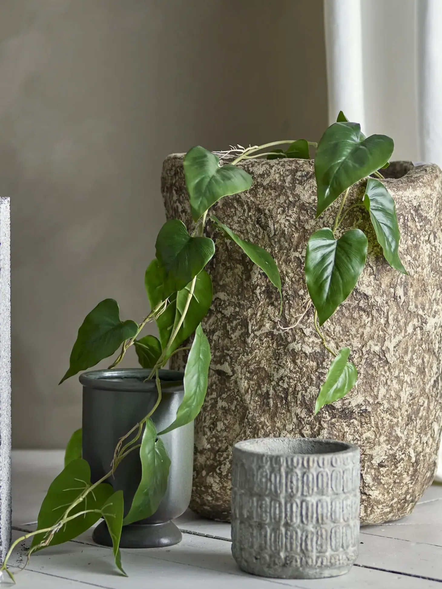 Bloomingville - Anthurium Kunstig Plante - Grøn, Plastik, 117 cm