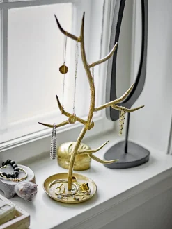 Bloomingville - Avoa Bordspejl, Sort, Glas