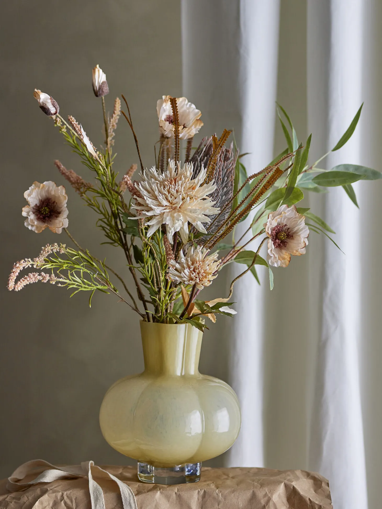 Bloomingville - Chrysantemum Kunstig stilk - Natur