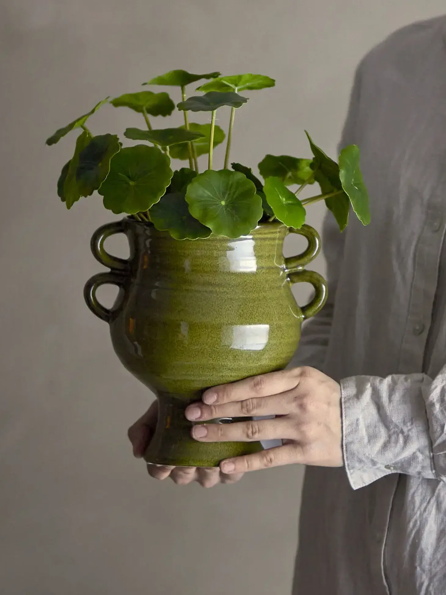 Bloomingville - Copper Kunstig Plante - Grøn, Plastik