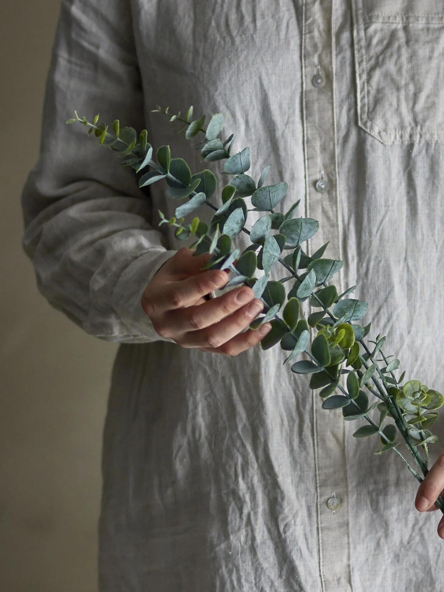 Bloomingville - Eucalyptus Kunstig stilk - Grøn