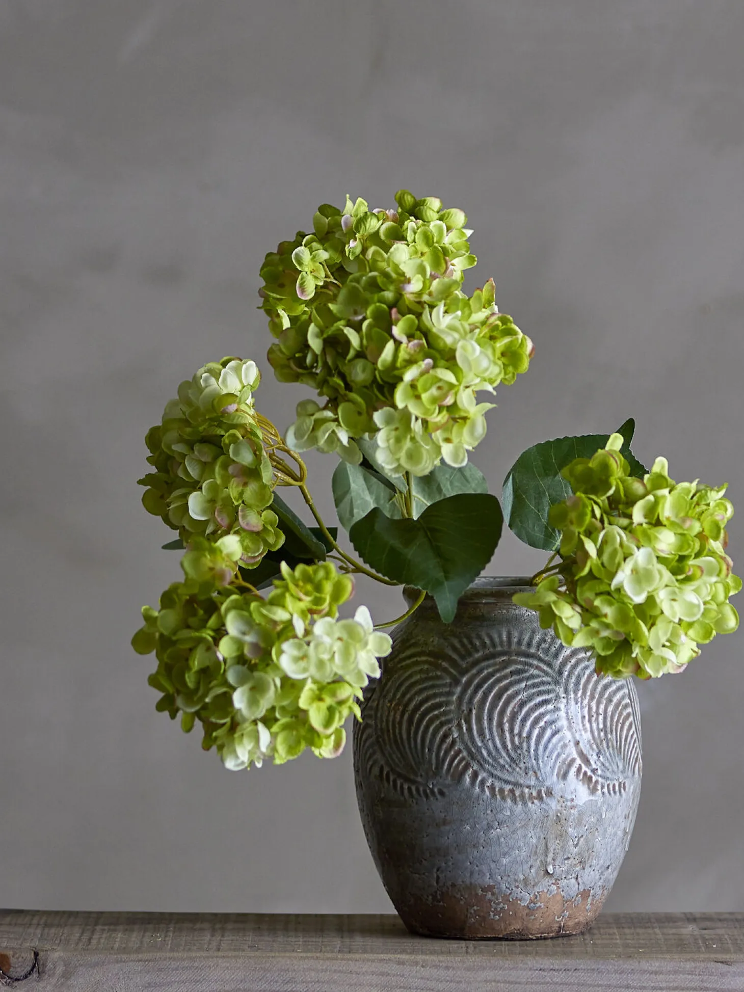 Bloomingville - Hydrangea Kunstig stilk - Hvid, Plastik