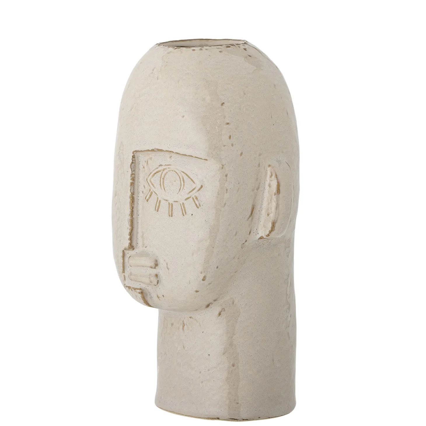 Bloomingville - Lizzie Vase, Natur, Stentøj
