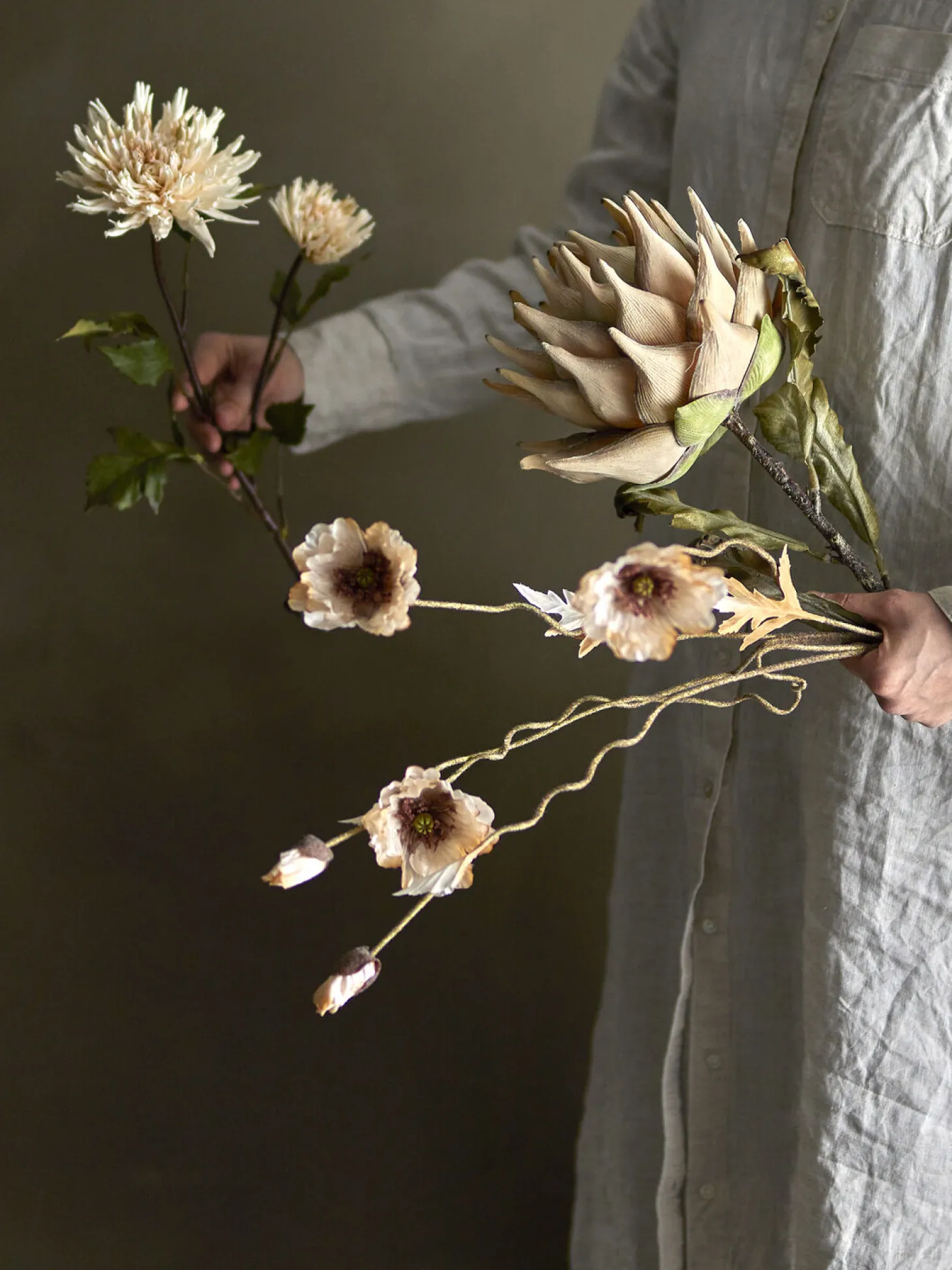 Bloomingville - Poppy Kunstig stilk - Natur