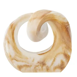 Bloomingville - Swirl Deko, Brun, Polyresin