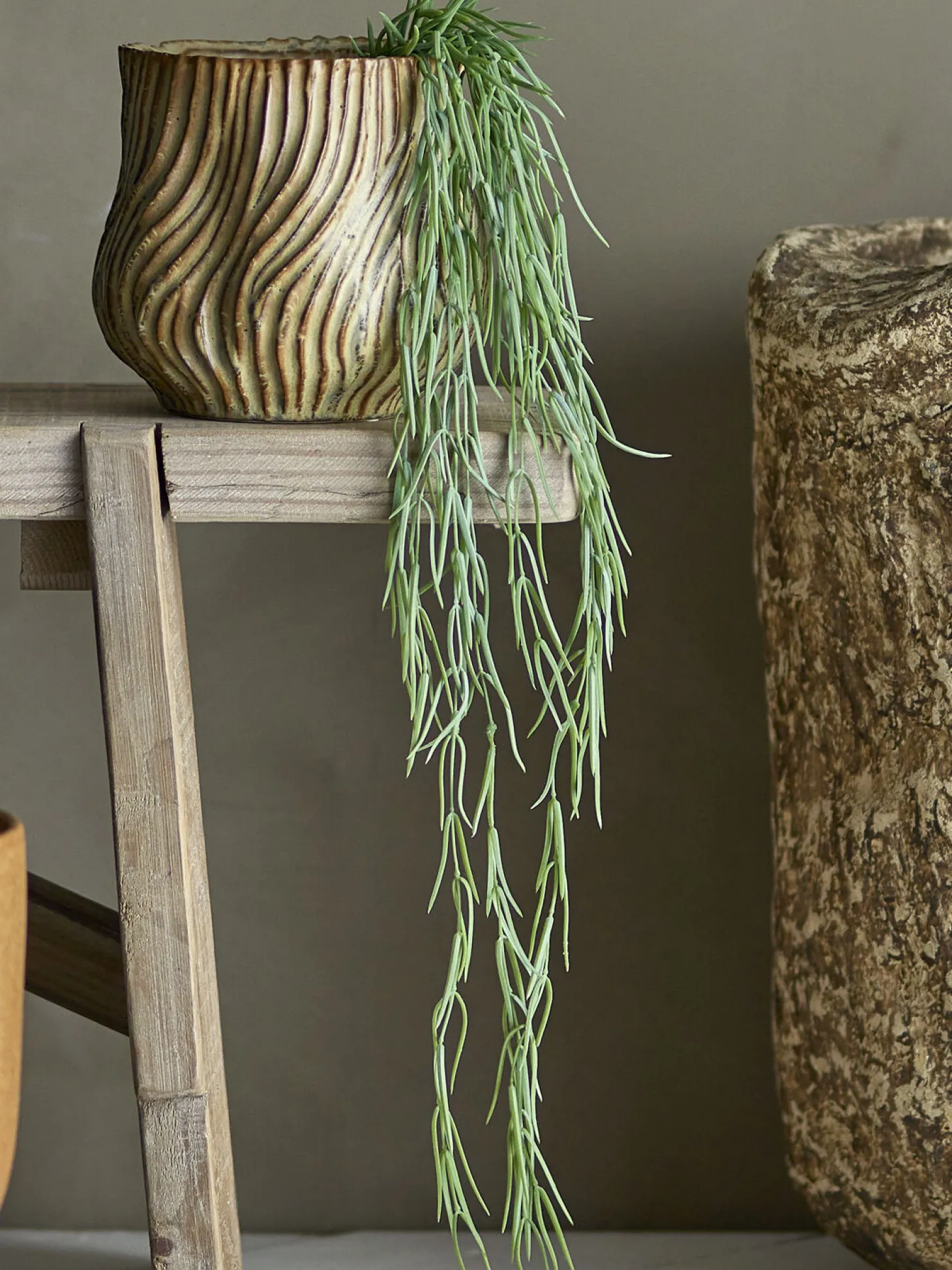 Bloomingville - Tilandsia Kunstig Plante - Grøn, Plastik