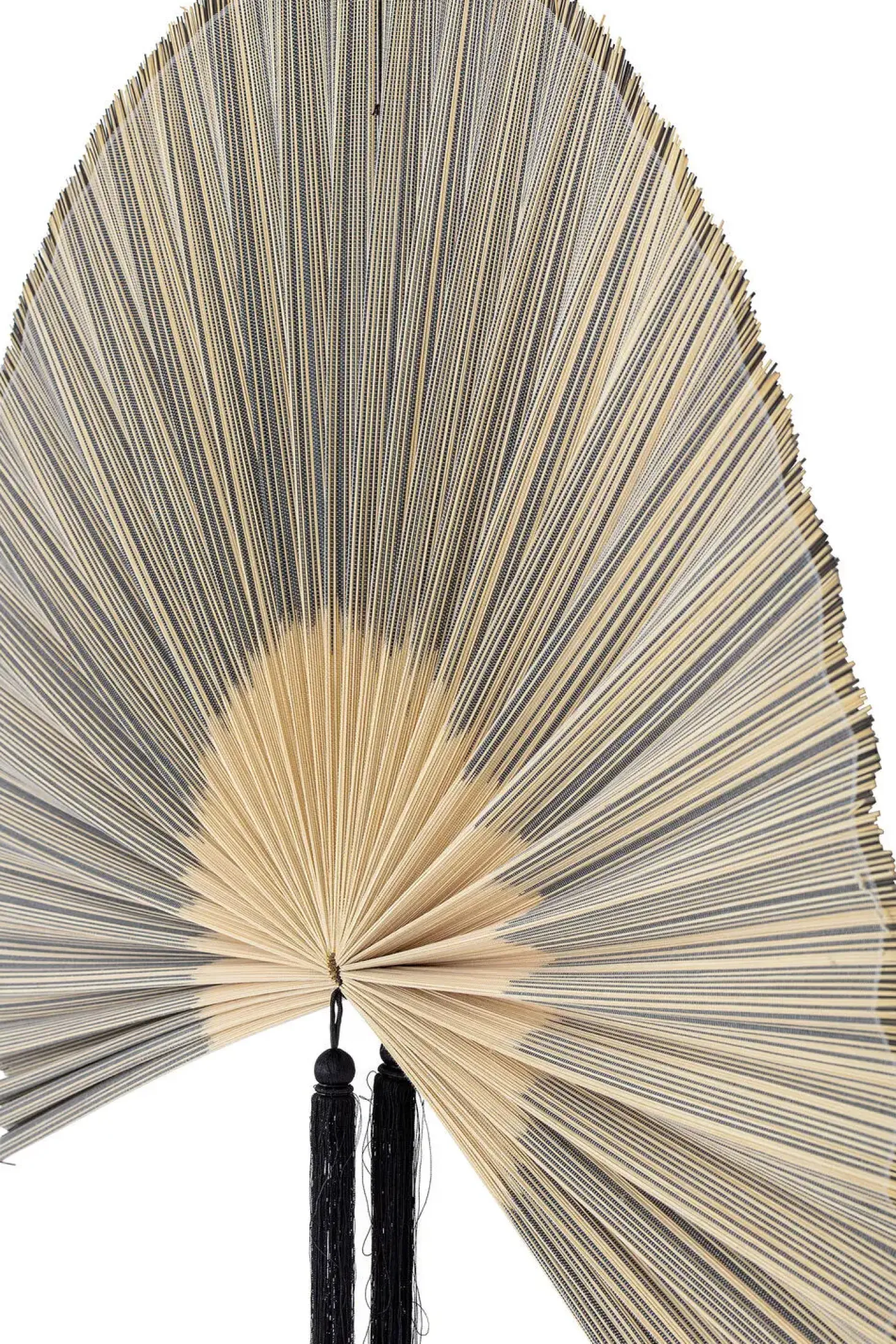 Bloomingville - Væg Dekoration - Jaime - Sort/Bambus - 145x72 cm