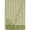 Burel Factory - Azulejo Biocolor - Plaid/tæppe - Light green and Light Grey - 180x130 cm
