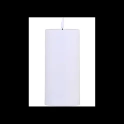 Chic Antique - Bloklys LED til udendørs inkl. batteri - H35 x Ø10 cm
