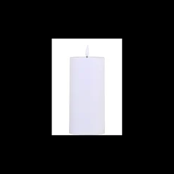 Chic Antique - Bloklys LED til udendørs inkl. batteri - H15 x Ø7 cm