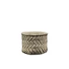Chic Antique - Corte skjulere med flettede mønster lavet i cement (Ø13,5 cm)