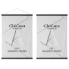ChiCura Copenhagen - Magnetramme - Sort 31 cm