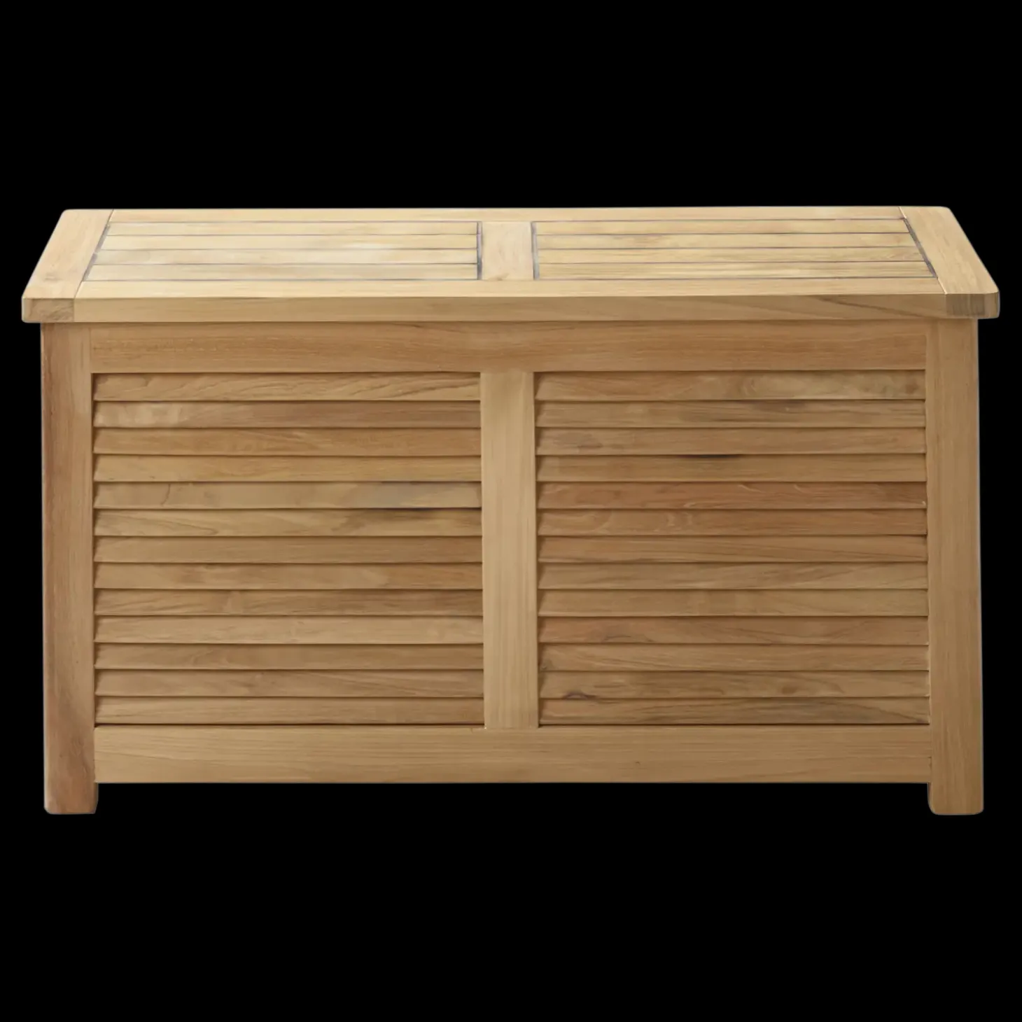 Cinas - Opbevaringsbænk, Teak, 90x30x48 cm