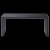 Cinas - Rib bænk 104x35cm mahogni mat sort
