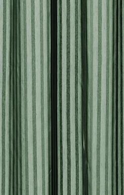 Compliments - Badeforhæng - Lines shower curtain w/eyelets 200 cm - Skovgrøn