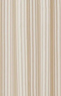 Compliments - Badeforhæng - Lines shower curtain w/eyelets 220 cm - Linen