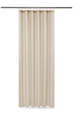 Compliments - Badeforhæng - Lines shower curtain w/eyelets 200 cm - Linen
