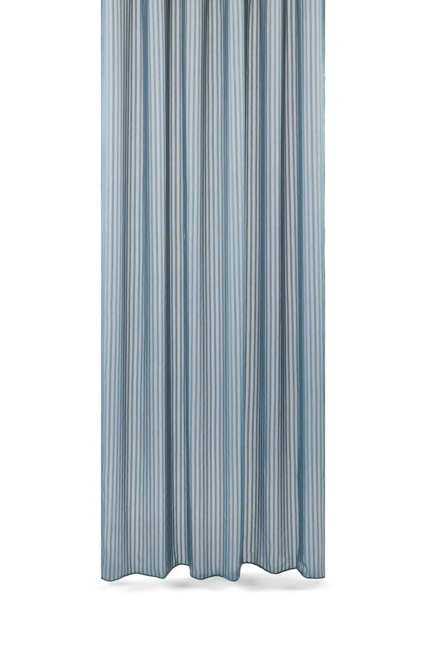 Compliments - Badeforhæng - Lines shower curtain w/tape 220 cm - Sea blue