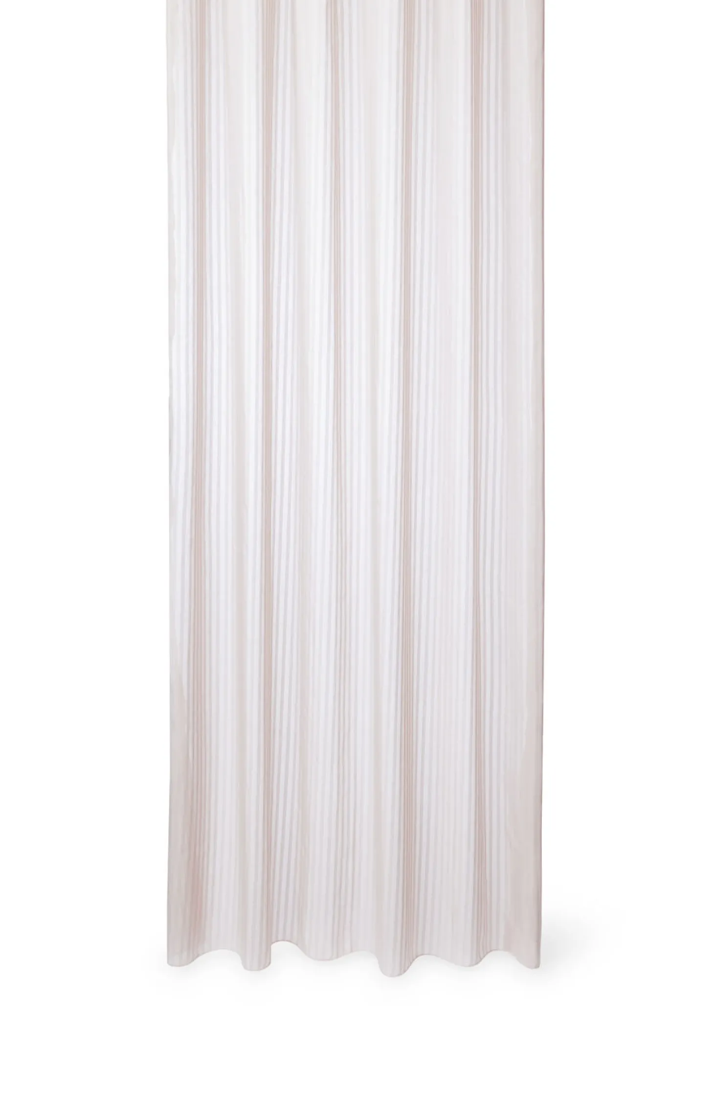 Compliments - Badeforhæng - Lines shower curtain w/tape 220 cm - Rose
