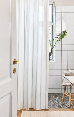 Compliments - Badeforhæng - Lumien shower curtain w/tape 220 cm - Sand