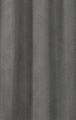Compliments - Badeforhæng - Pine shower curtain w/eyelets 220 cm - Mørk grå