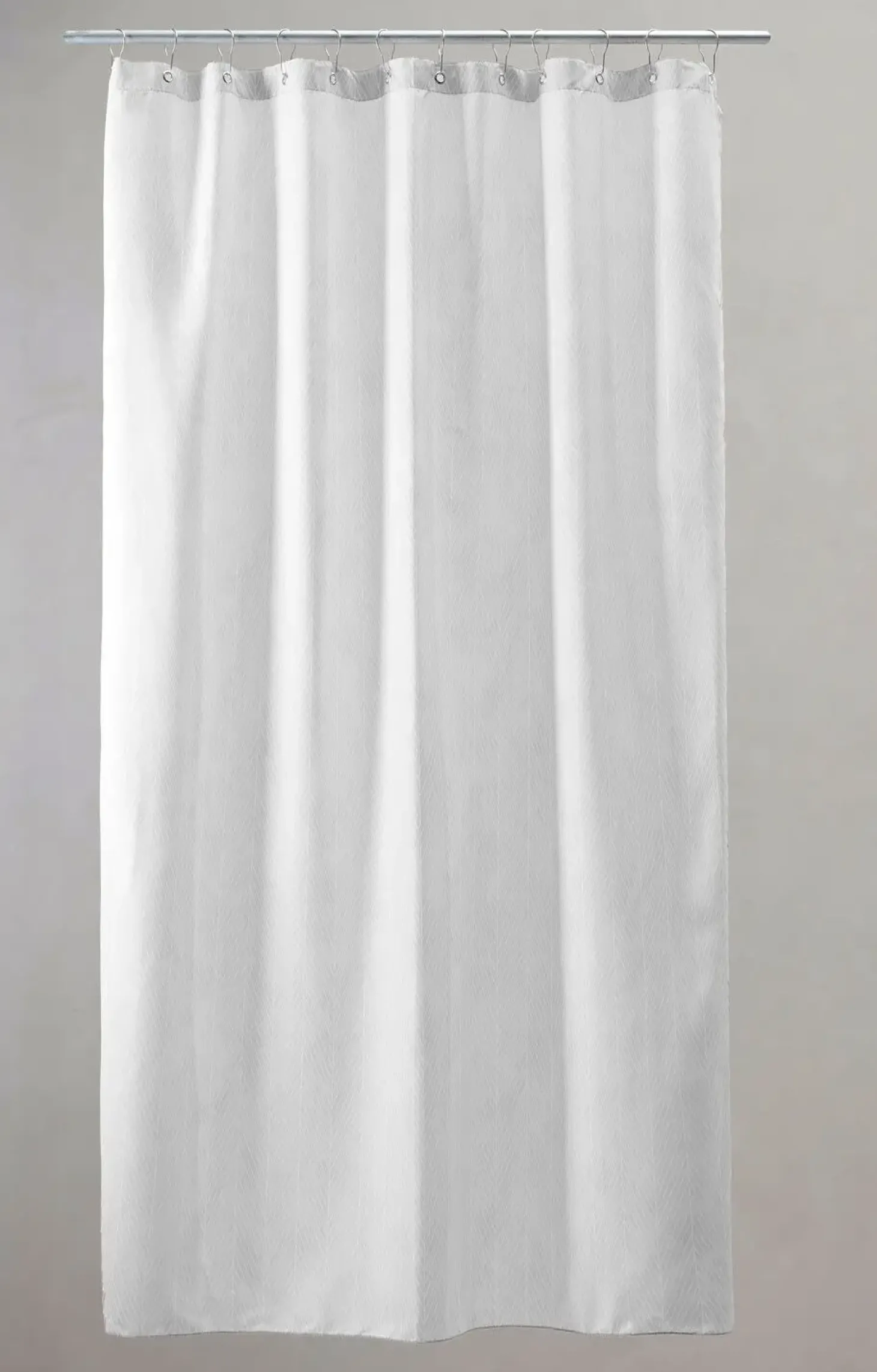 Compliments - Badeforhæng - Pine shower curtain w/eyelets 200 cm - Hvid