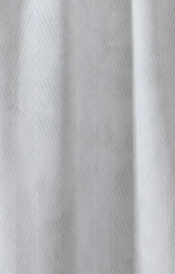 Compliments - Badeforhæng - Pine shower curtain w/tape 220 cm - Lys grå