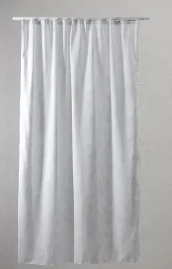 Compliments - Badeforhæng - Pine shower curtain w/tape 200 cm - Lys grå