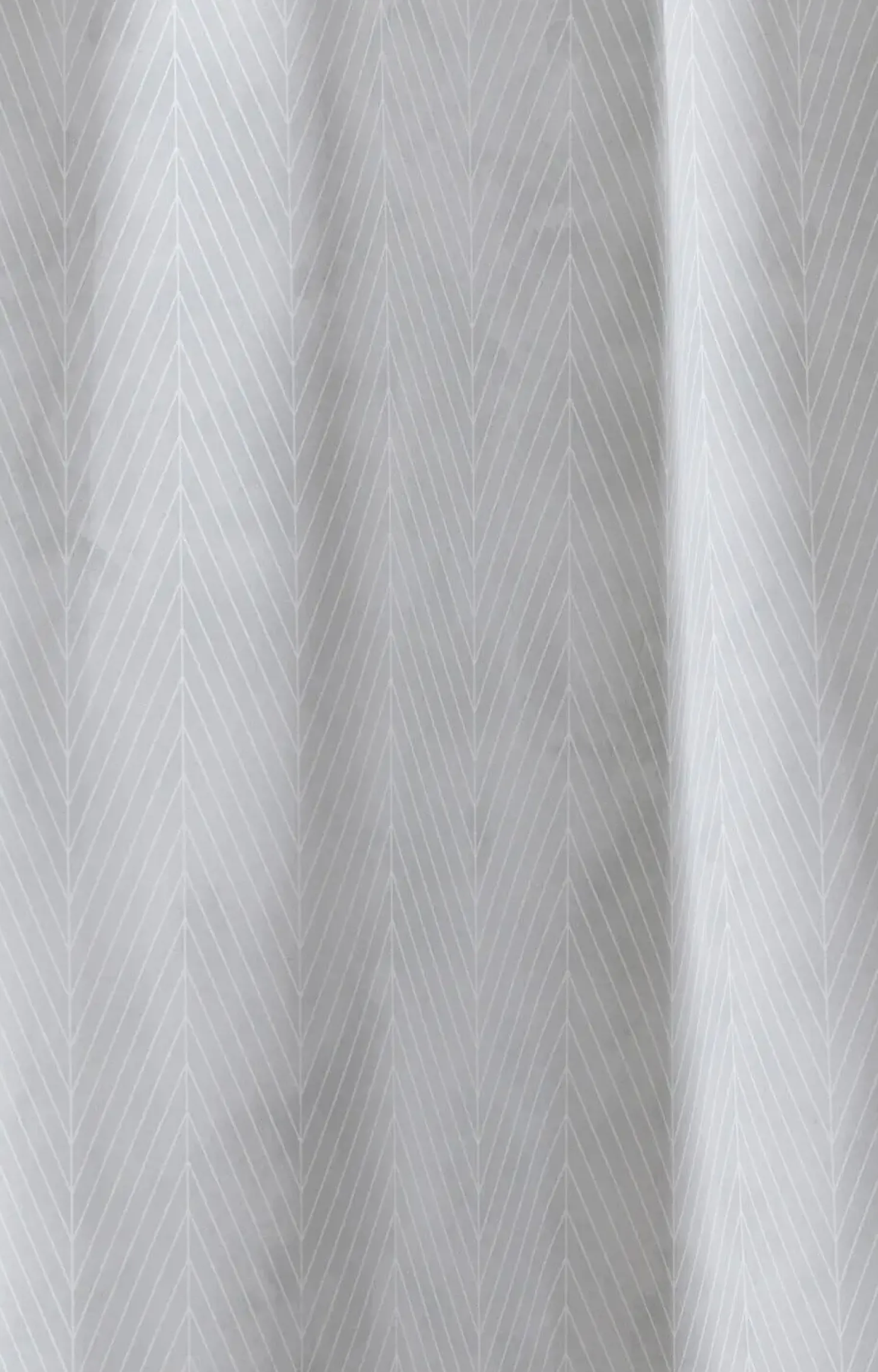 Compliments - Badeforhæng - Pine shower curtain w/tape 200 cm - Lys grå