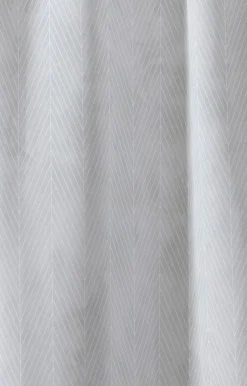 Compliments - Badeforhæng - Pine shower curtain w/eyelets 220 cm - Lys grå