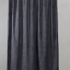Compliments - Badeforhæng - Pine shower curtain w/tape 200 cm - Mørk grå