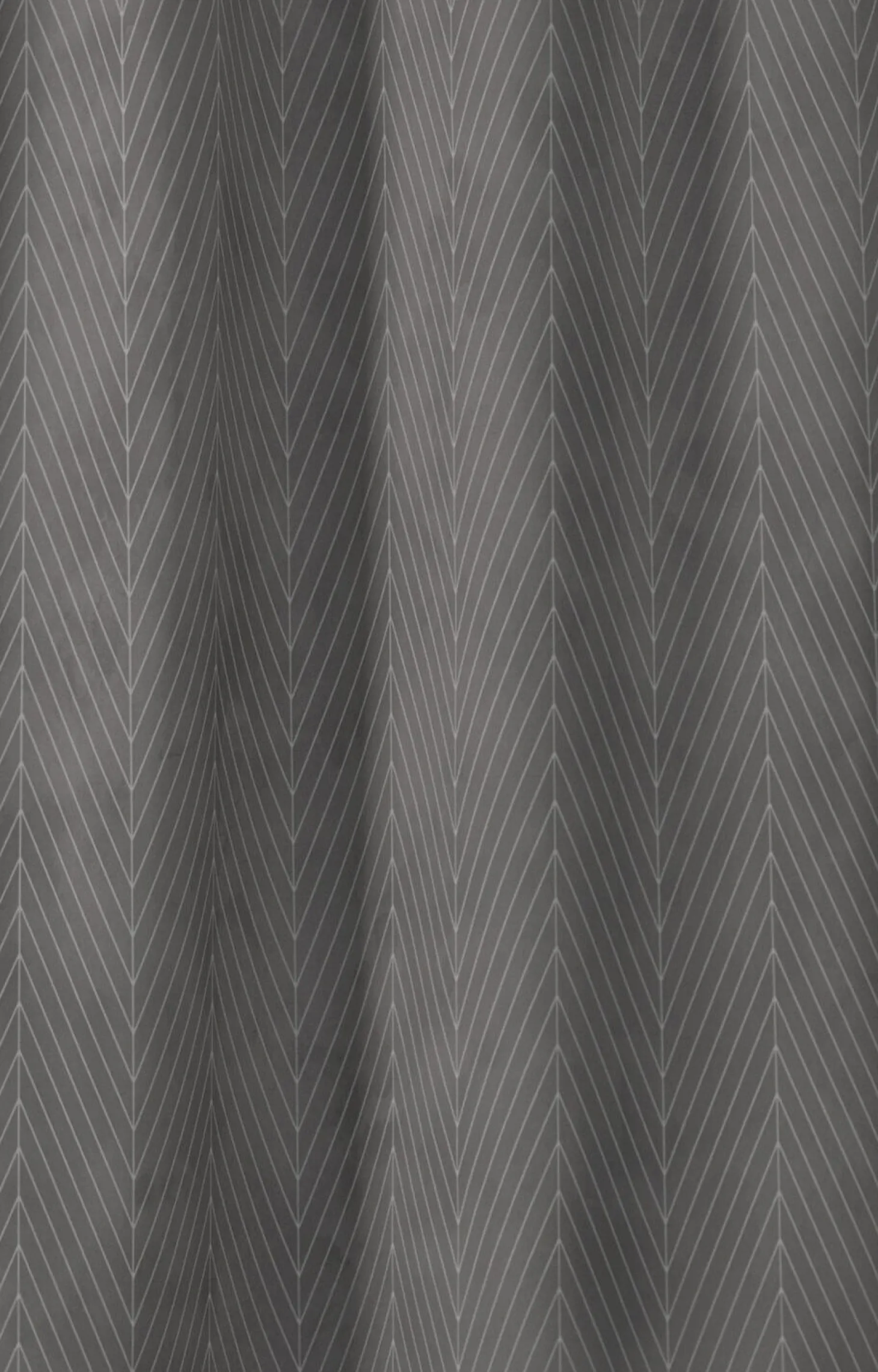 Compliments - Badeforhæng - Pine shower curtain w/tape 200 cm - Mørk grå